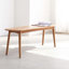 Banc de salle à manger en bois de chêne naturel avec conception demi-ronde pour le salon et la salle à manger, solution de siège durable et élégante