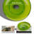 MonBlari 16" Round Resin Bathroom Vessel Sink Fluorescent Green-120971854