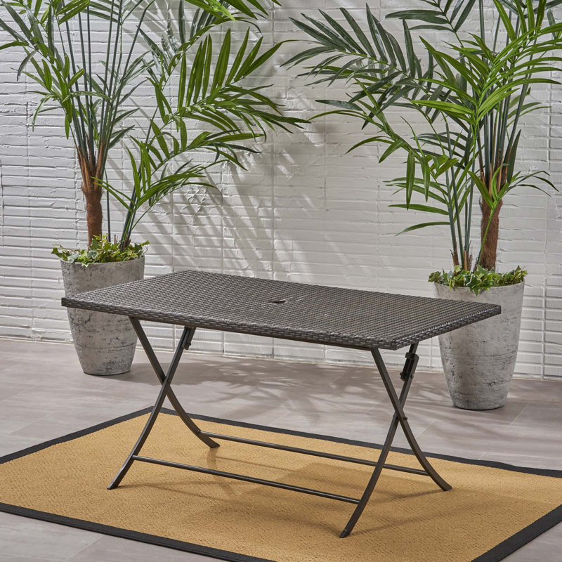 Table de salle à manger rectangulaire pliable