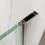 28"-30"W X 72"H Semi-Frameless 180° Rotatable Pivot Shower Door With 1/4 Inches Tempered Glass-120349517