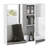 Kleankin Bathroom Mirrored Cabinet