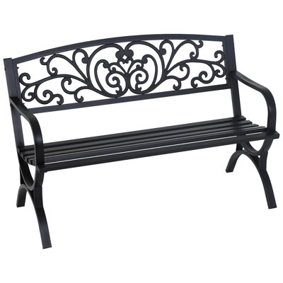 Iron Garden Bench Outdoor