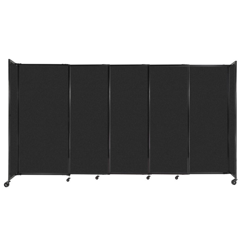 Cloison portative Soundsorb, H 72 po x l 135 po, Noir