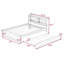 Lit plateforme en bois avec lit gigogne et tablettes-923015596-923015598