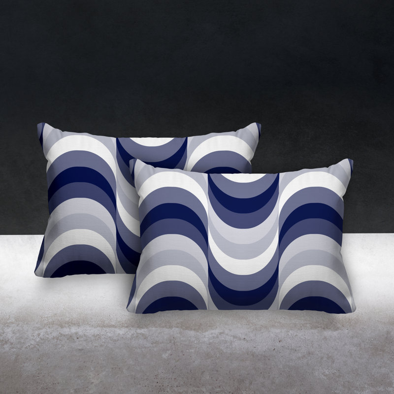  Coussin intérieur / extérieur Lumbar, Bleu marine