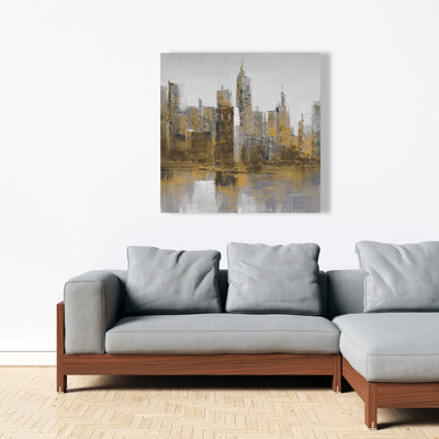 Toile urbaine brune et sombre | Urban Urban Decor