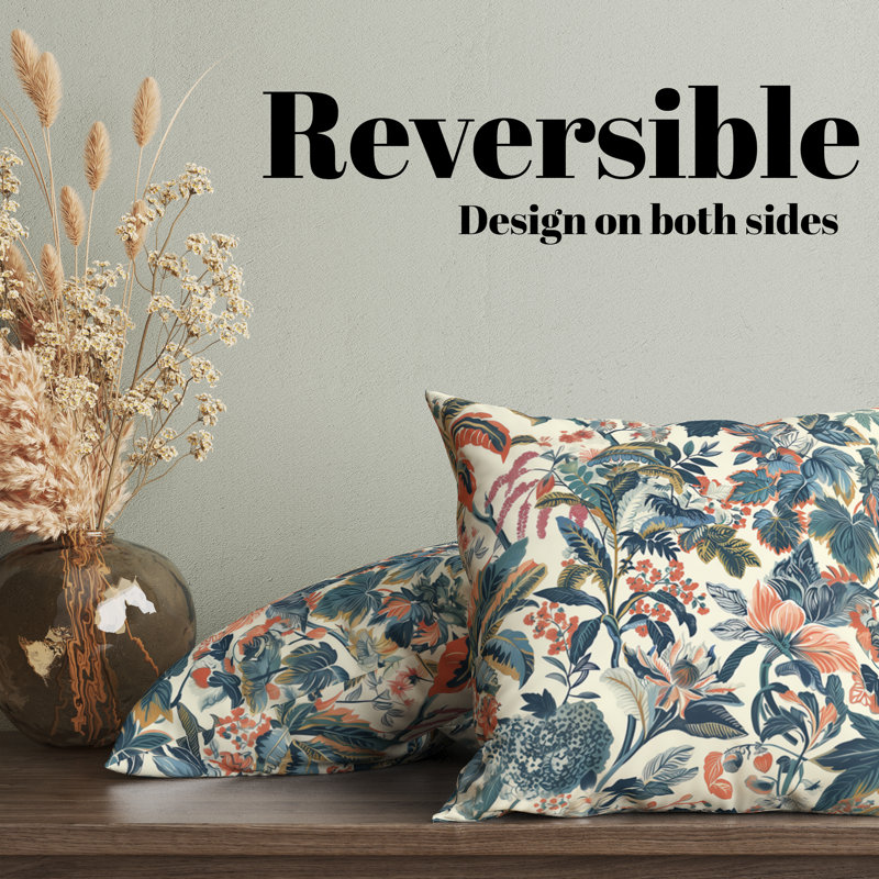 Housse de coussin réversible Tallulah, H 22 po x l 22 po