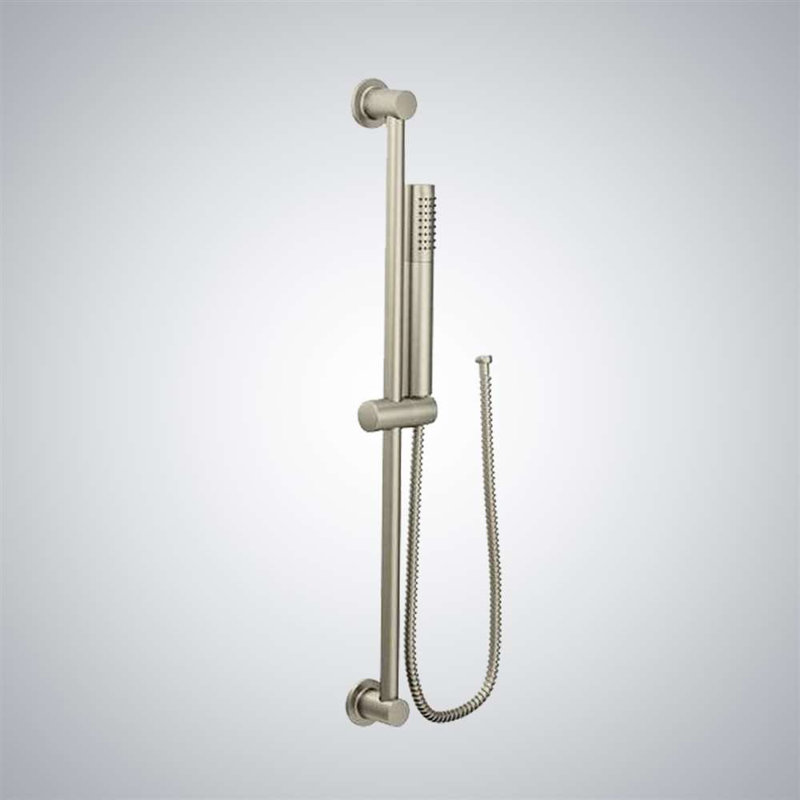 Douche à main avec barre coulissante Tirana, Nickel brossé