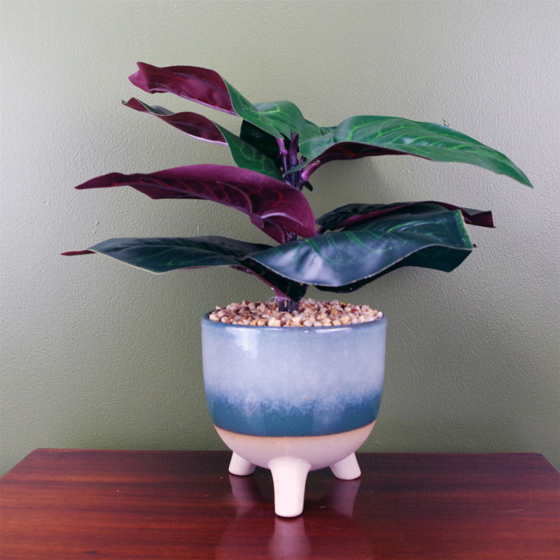 35cm Faux Plant in Ceramic Pot