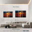 Coucher de soleil foncé Gillard-107993248