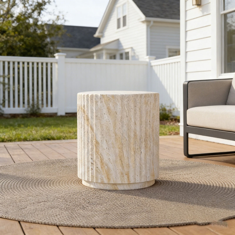 Table d'extérieur en béton pour l'extérieur