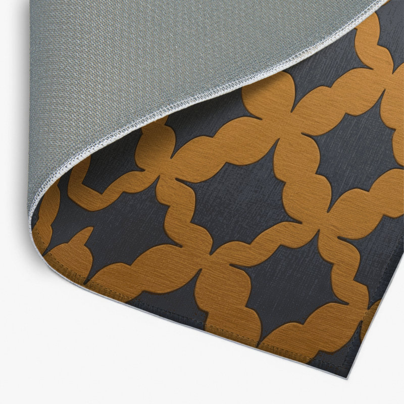 Tapis intérieur et extérieur rose Trellis, Rectangle 4pi x 6 pi