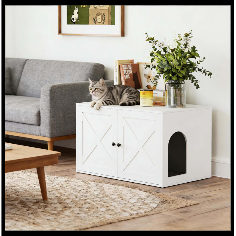 Enceinte de litière, Enceinte de litière pour chat