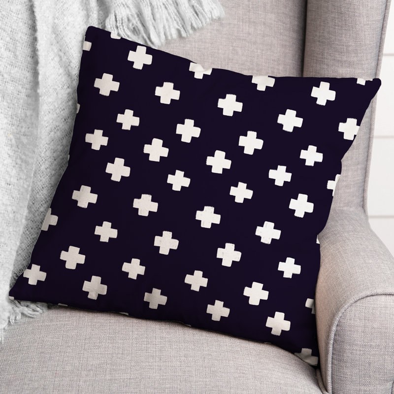 Coussin décoratif intérieur / extérieur, Bleu marine