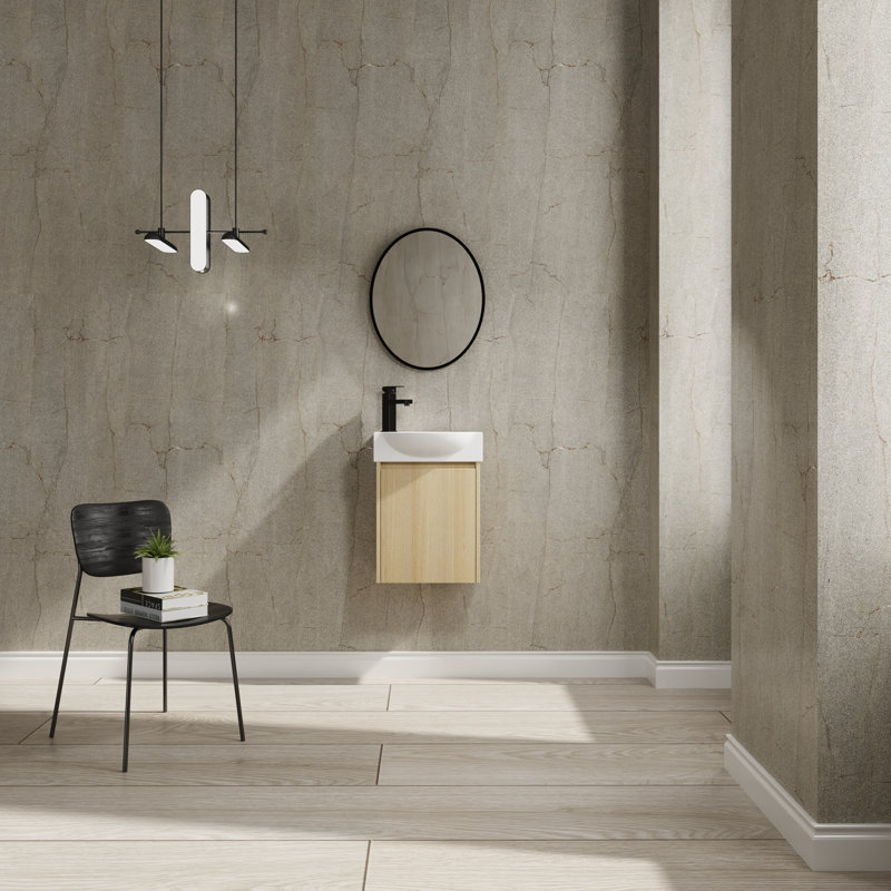 Meuble-lavabo simple avec plateau 15,93 po Magdalyn