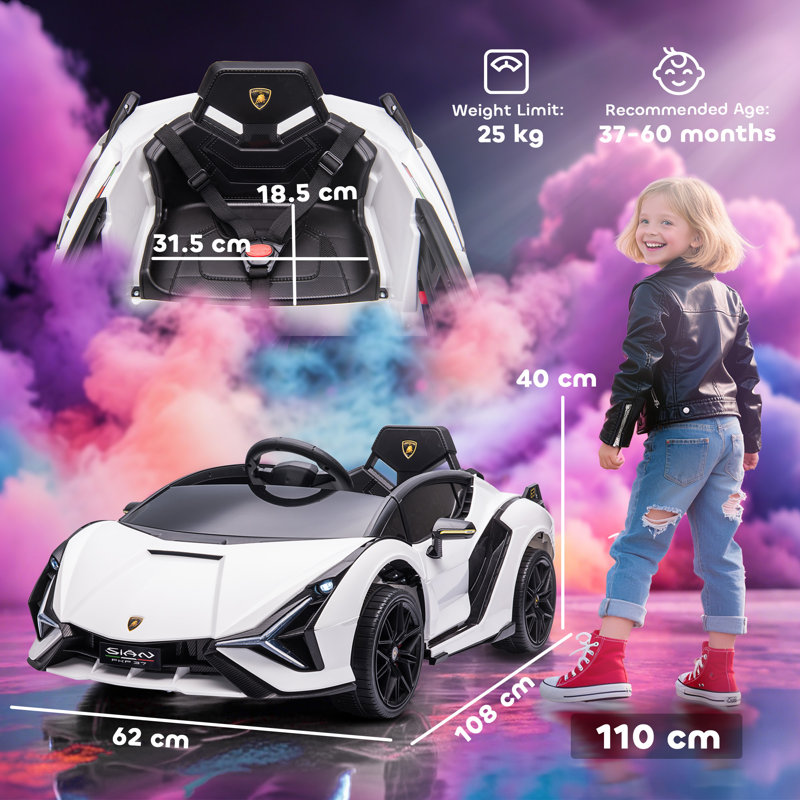 Goodyear Isabelle & Max Battery Powered Ride On with Remote Control, White