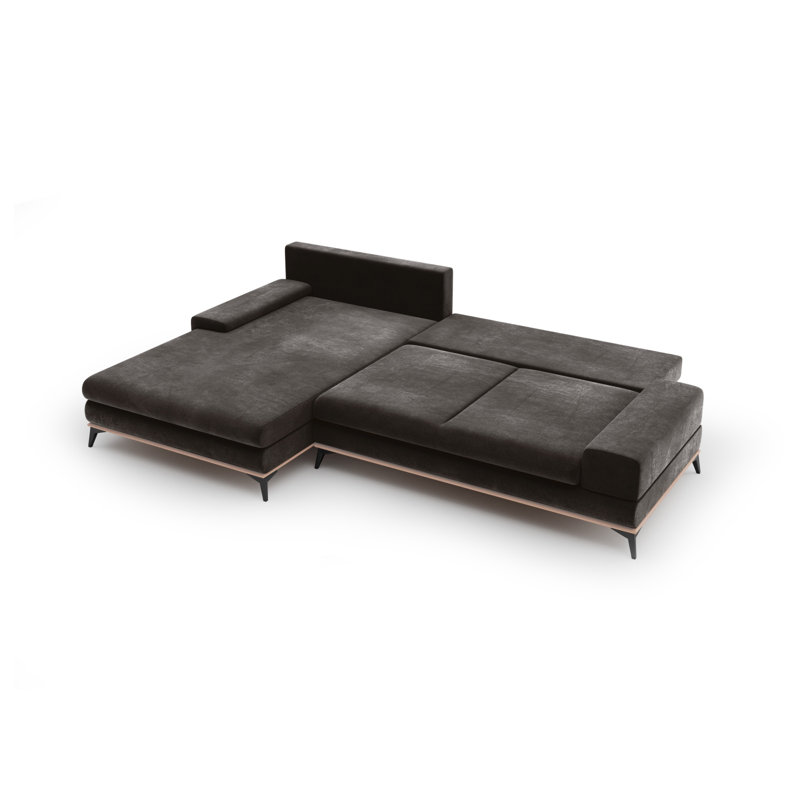 Cuiksa 5 Seater Sofa Bed, Brown, Left Hand Facing