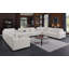 Canapé modulaire d'angle rembourré moderne avec deux consoles Cloud-584903617