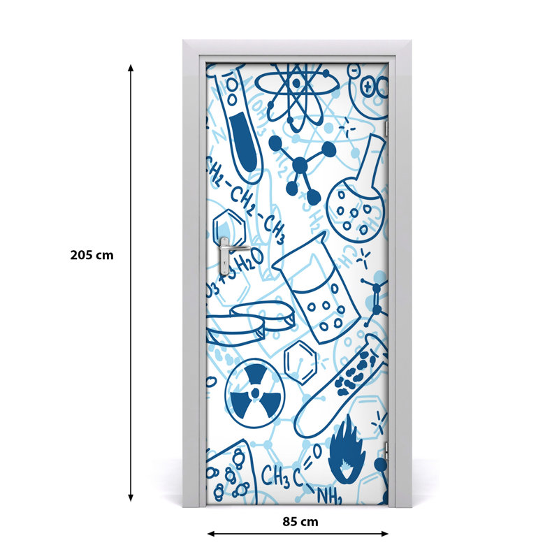 Background Chemistry Door Decal
