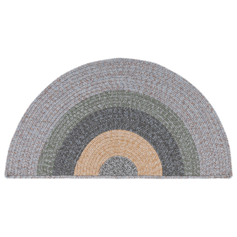 Tapis intérieur / extérieur Doner, Demi-cercle 2 pi x 4 pi