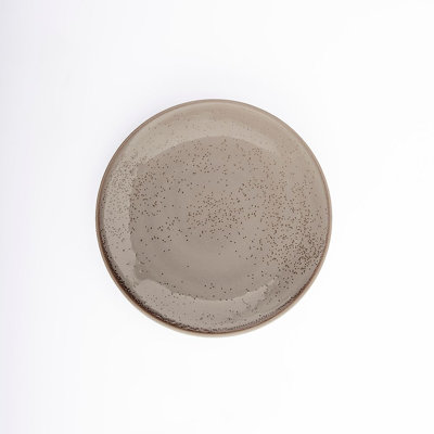 Assiette coupée ronde naturelle 8,25 po Terra Verde par Oneida (caisse de 36) (porcelaine)