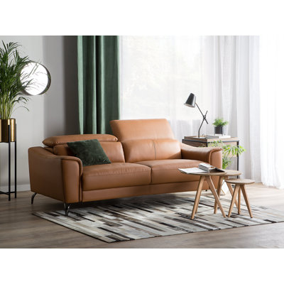 Heilman Faux Leather Sofa