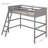 Solid Wood  Loft Bed With Ladder(Gray)(OLD SKU: WF292330AAE)