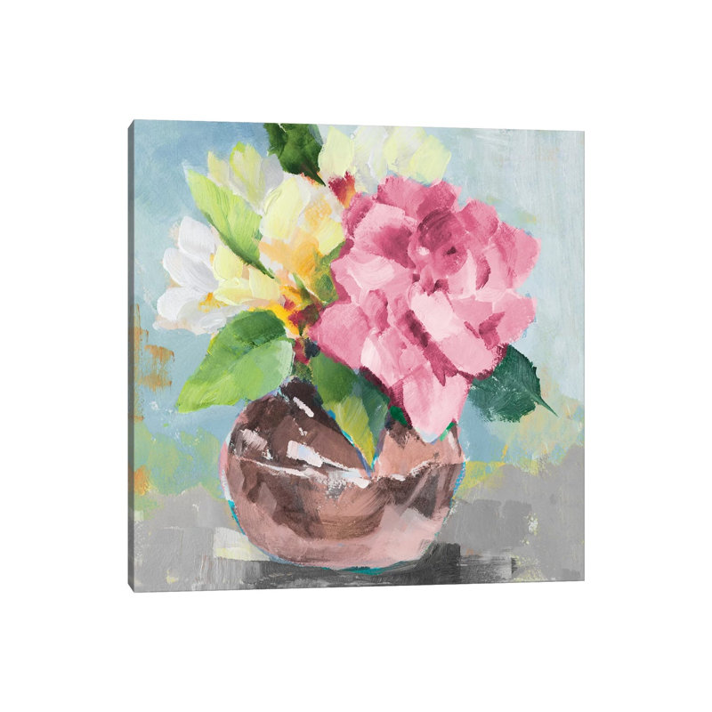 Pink Bloom I by Lanie Loreth - Wrapped Canvas Print, 45.72 cm H x 45.72 cm W x 1.91 cm D