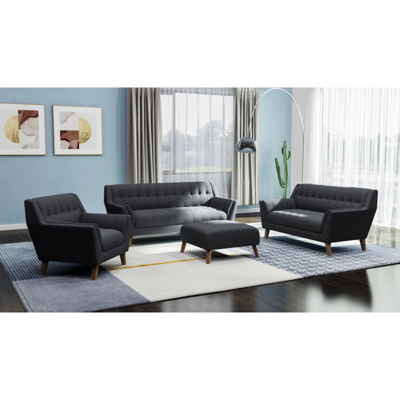 Fauteuil d'appoint gris Wallace & Bay Browning, Gris