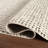 Abani Oliver OLV120B Modern Cream Black Textured Crosshatch Minimalist Area Rug-609033704