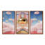 «Pink Cloud Magic Universe», ensemble de décoration murale paysage abstrait-1810530397-1810530395