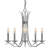 Alesia 5-Light Indoor Polished Nickel Classic/Traditional Hanging Candelabra Chandelier