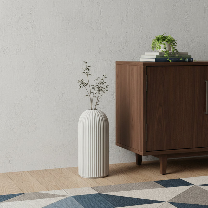 Vase de plancher en céramique 16 po