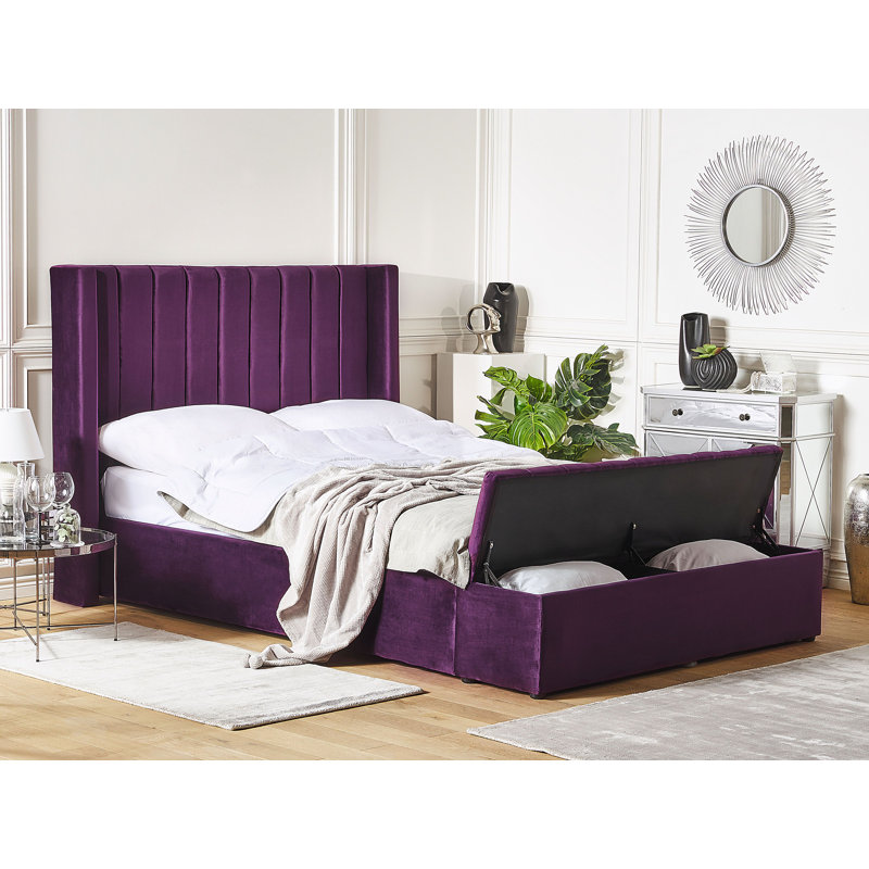 Beaudry Upholstered Storage Bed, European Kingsize (160 x 200cm)