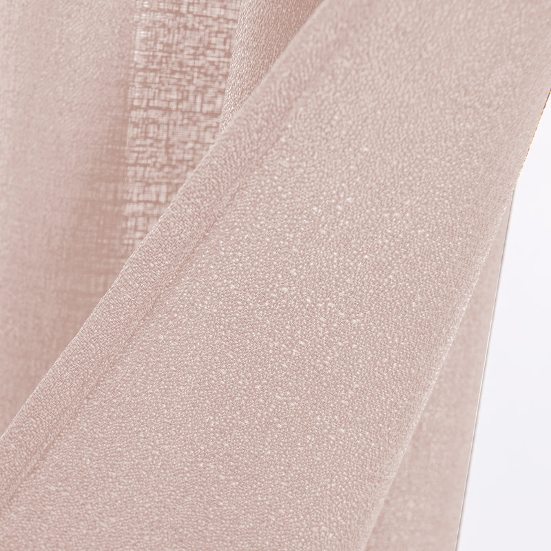 Cole Textured Semi Sheer Window Curtain Panel, 54" W x 95" L, Lilac