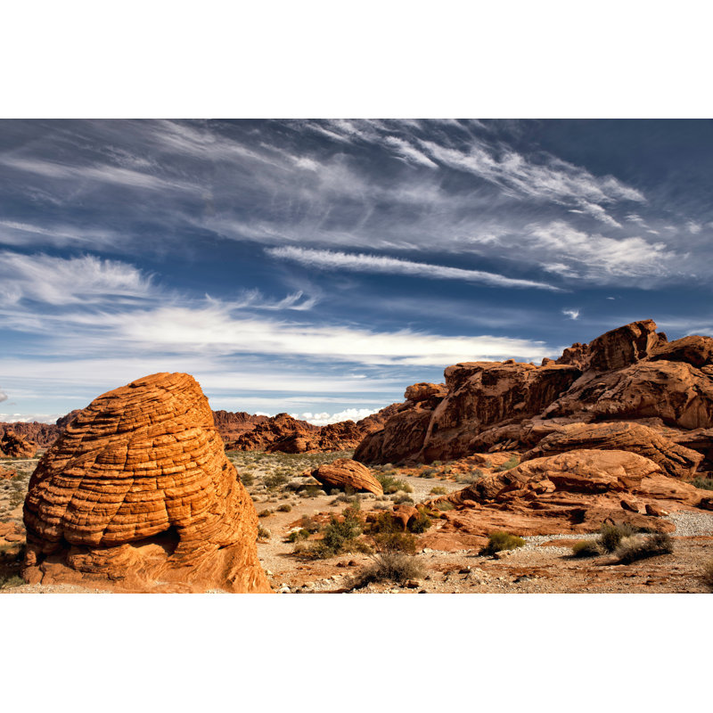 «Valley of Fire» par Danny Head - photographie sur toile tendue, H 12 po x l 18 po x P 1,25 po