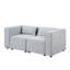 Canapé modulaire en tissu chenille, simple et grand, le siège et le dossier sont très doux. This Is également A Knock Down Canapé