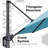 10' Cantilever Blue Umbrella Without Base-86854394