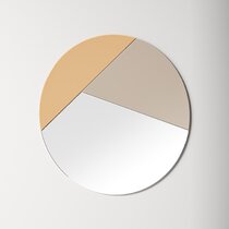 Rattan Round Mirror - Small, 16 Dia x 0.5D, Wall Mirrors, Set of 1