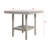 Bouganville Solid Wood Base Dining Table-1273909073