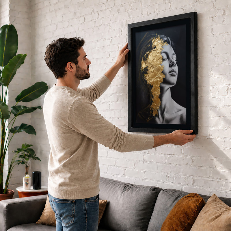 Woman In Gold Modern - Print, Unframed, A3 - 42.0 x 29.7 cm