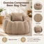 Pouf en forme de fleur comprimé, fauteuil de lecture surdimensionné pour adultes-1532601859