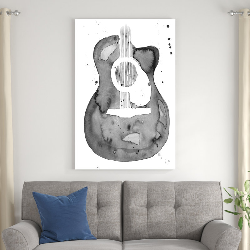 Guitare Flow I, H 48 po x l 32 po x P 1 po
