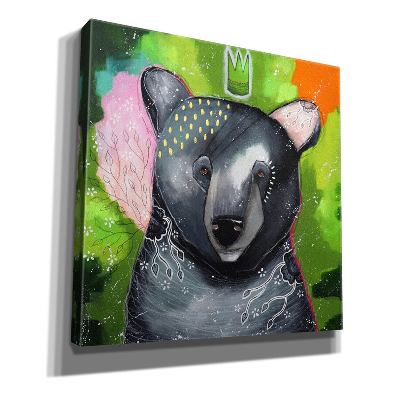 «A Curious Companion» par The Secret Hermit, H 12 po x l 12 po x P 0,75 po