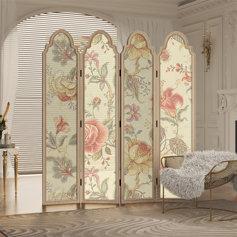 78.74"H Modern Solid Wood Pine Georgette Room Dividers