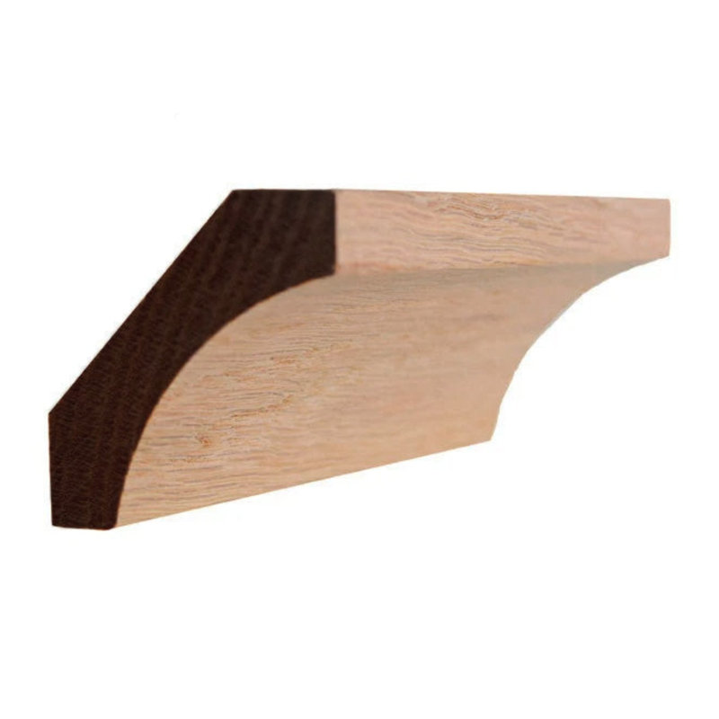 EWCR39 Anse couronne non finie, Chêne rouge, H 2,625 po x l 0,75 po x P 42 po