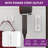 56" Makeup Vanity Desk With LED Mirror And RGB Glass Cabinets