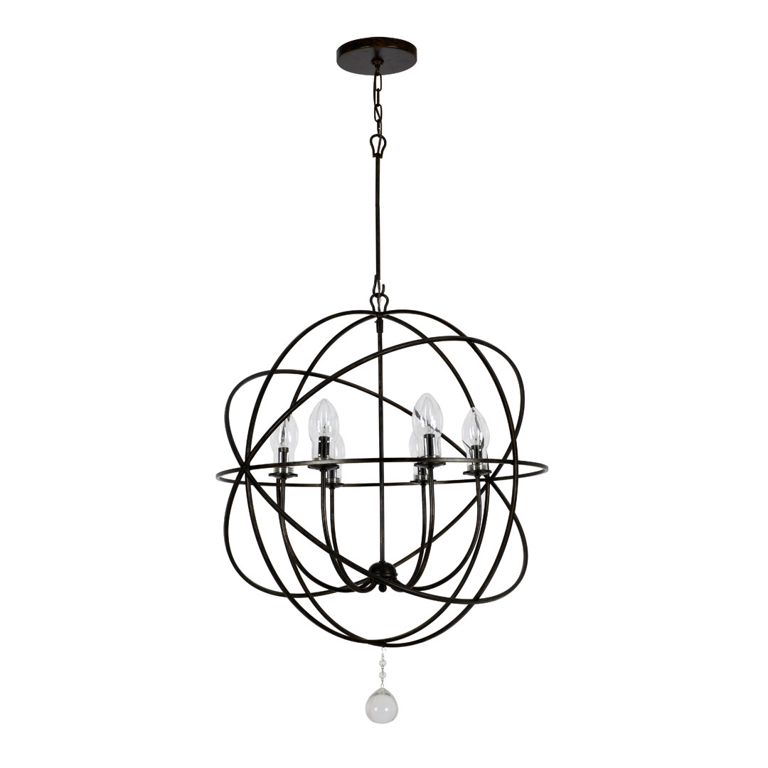 6 - Light Outdoor Chandelier Laurel Foundry Modern Farmhouse®