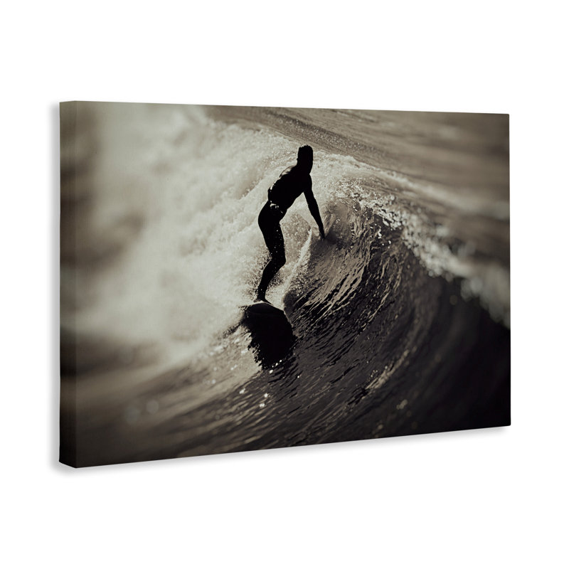 «Surfer's Wave Splash» par Norm Stelfox, H 16 po x l 24 po