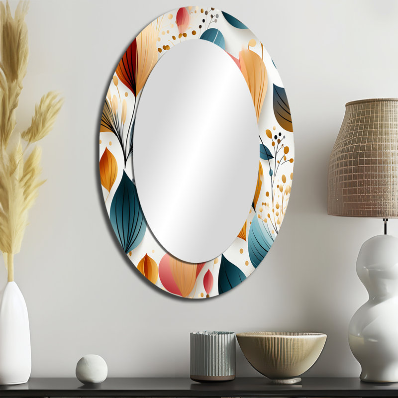 Miroir mural Botanical Pastel, H 36 po x l 24 po